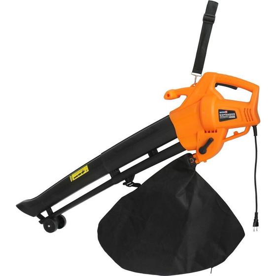 Soprador Aspirador de Folhas Elétrico 3000W 110V FORTGPRO Menor preço em Soprador Aspirador de Folhas Elétrico 3000W 110V FORTGPRO