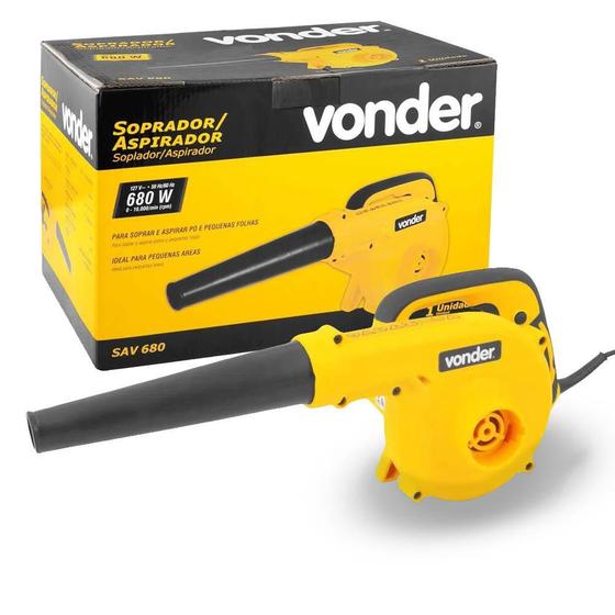Soprador Aspirador Vonder Sav 680 Elétrico 680W 127V Menor preço em Soprador Aspirador Vonder Sav 680 Elétrico 680W 127V