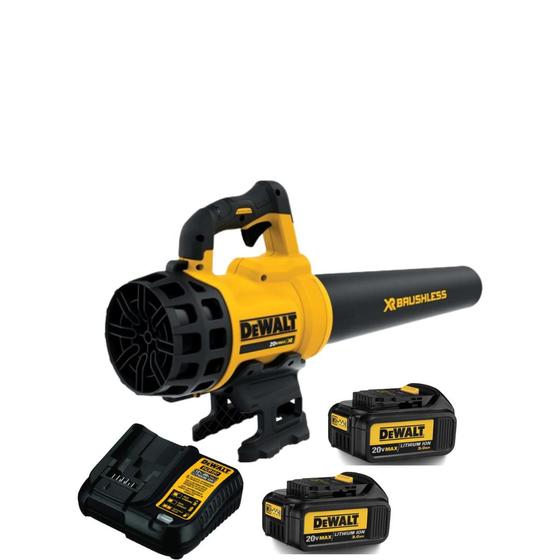 Imagem de Soprador Com 2 Baterias 20v 3ah Brushless Dewalt Dcbl720b