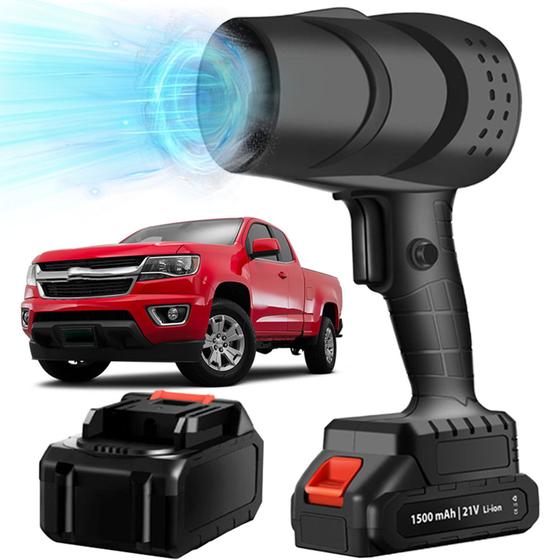 Soprador de Folhas a Bateria Turbo Portátil Recarregável 2 baterias 48v Bivolt Forte Menor preço em Soprador de Folhas a Bateria Turbo Portátil Recarregável 2 baterias 48v Bivolt Forte