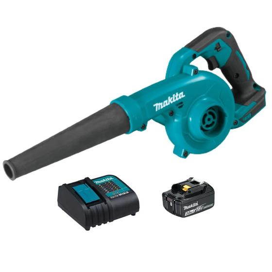 Soprador de Folhas DUB185 Makita e Carregador Bivolt Menor preço em Soprador de Folhas DUB185 Makita e Carregador Bivolt