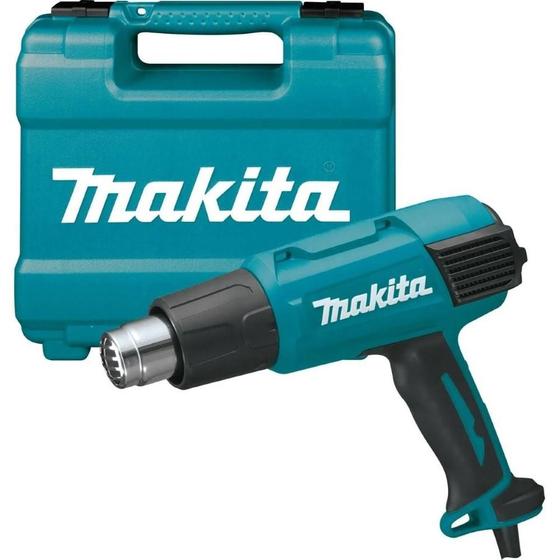 Imagem de Soprador Térmico 1800W 600C Com Maleta 2 Níveis de Temperatura e 3 Velocidades HG6030K 220V Makita