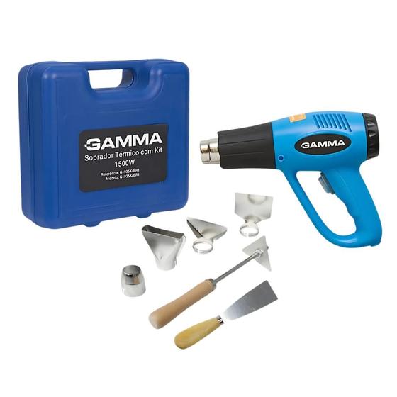 Imagem de Soprador Térmico C/ Kit De Bicos, Espátula E Maleta Gamma 220v