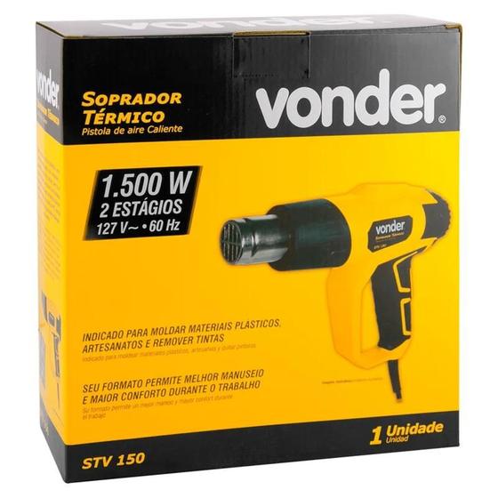 Imagem de Soprador Térmico Profissional Vonder Stv150n 127v