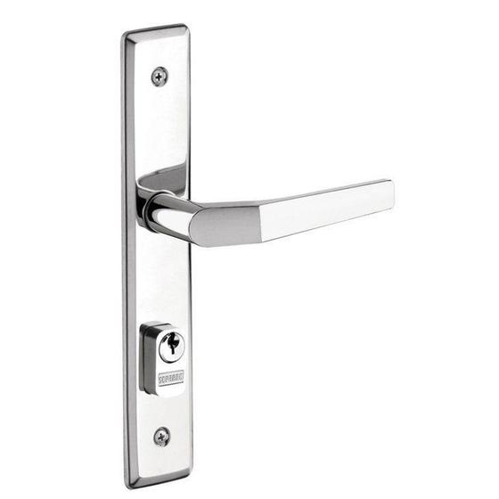 Imagem de Soprano - Fechadura POPLINE Reta Externa Cromado ESP26 (40X53 PY45) 03001.0711.01