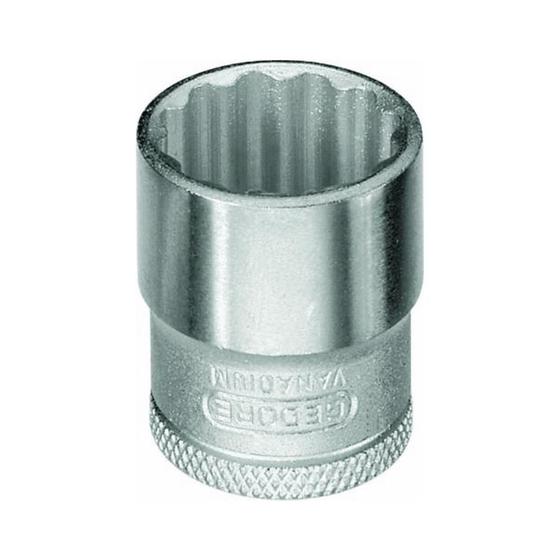 Imagem de Soquete Estriado Curto 29 MM Encaixe de 1/2" - Gedore 015122