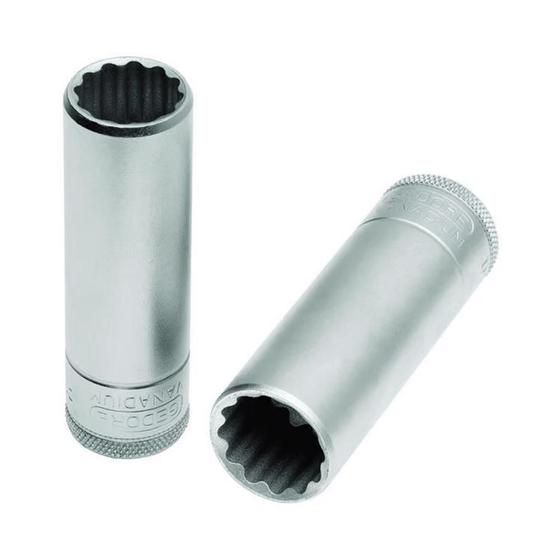 Imagem de Soquete Estriado Longo 27 MM Encaixe de 1/2" - Gedore 015711