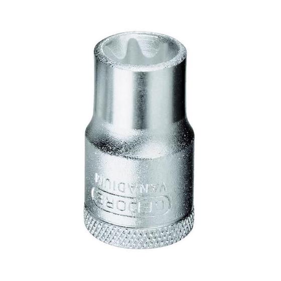 Imagem de Soquete Hexalobular Curto Tipo Tork 16 MM Encaixe de 1/2" - Gedore 015631