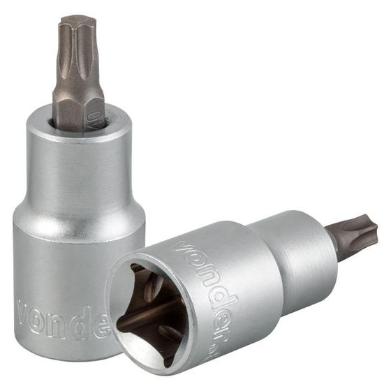 Imagem de Soquete Hexalobular Macho T-40 Com Encaixe de 1/2" - Vonder