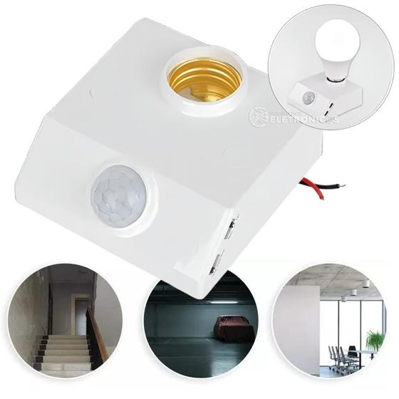 Imagem de Soquete Para Lâmpada Com Sensor de Proximidade Programável LK6025