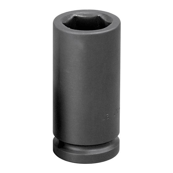 Imagem de Soquete Sextavado Longo de Impacto 27 MM Encaixe de 3/4" - Gedore 020109