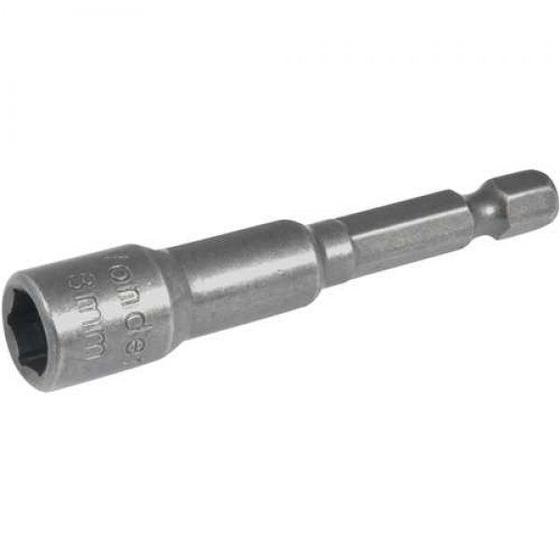 Imagem de Soquete sextavado magnetico 8mm x 1/4 vonder - 3039000080