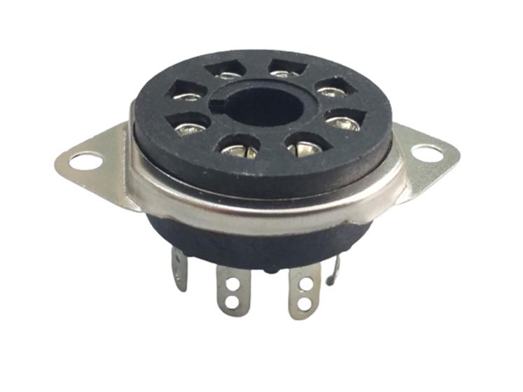 Imagem de Soquete Valvula 8 Pinos Baquelite Octal Chassi 6l6 6sl7 6v6