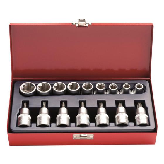 Imagem de Soquetes jg c/ponta torx c/16 pcs - Eda