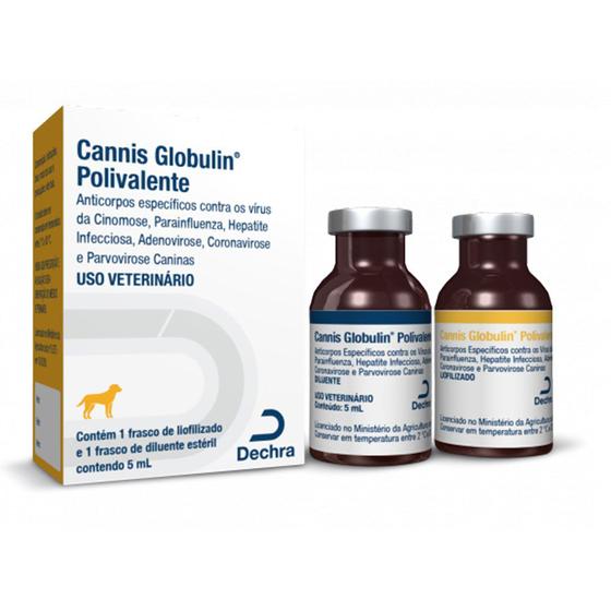 Imagem de Soro Cannis Globulin Polivalente 5ml - Dechra