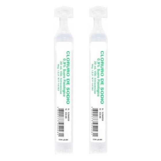 Imagem de Soro Fisiológico 0,9% - Pacote com 10 Unidades (20ml cada)