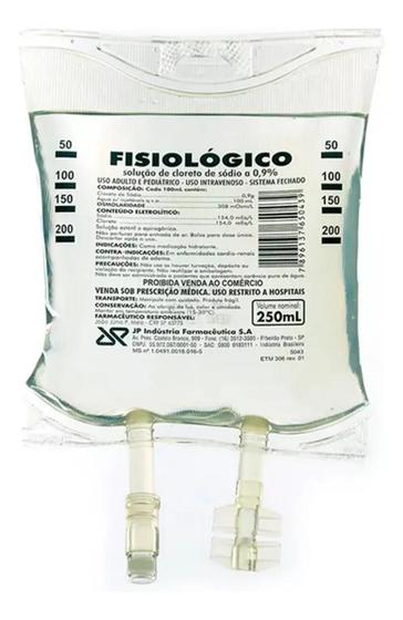 Imagem de Soro Fisiológico 0,9% Uso Intravenoso Estéril Bag 250 ml - JP