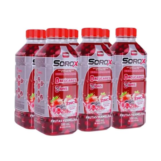 Imagem de Sorox Frutas Vermelhas 550mL Pack c/6 unidades