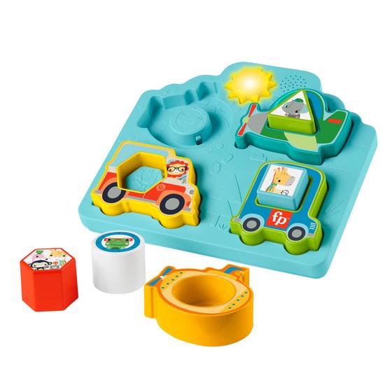 Imagem de Sorting Toy Fisher-Price Shapes & Sounds Vehicle Puzzle 9M+