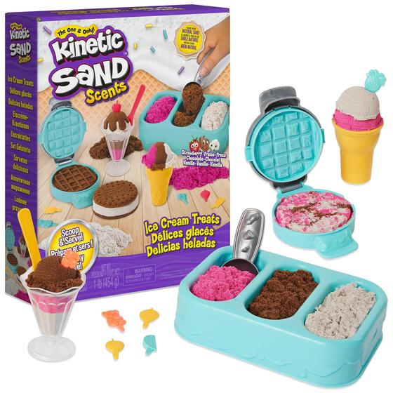 Imagem de Sorveterias Playset Kinetic Sand Scents com 3 cores