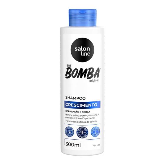 Imagem de SOS Bomba Shampoo Original 300ml - Melhor Preço  Salon Line