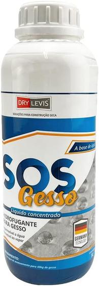 Imagem de Sos Gesso Hidrofugante Placas Drywall Impermeável A Água 1l