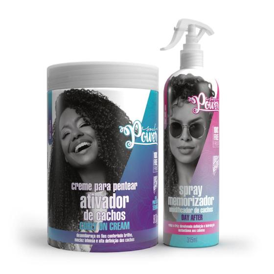 Imagem de Soul Power Curly On Cream Cpp 800ml + Day After 315ml