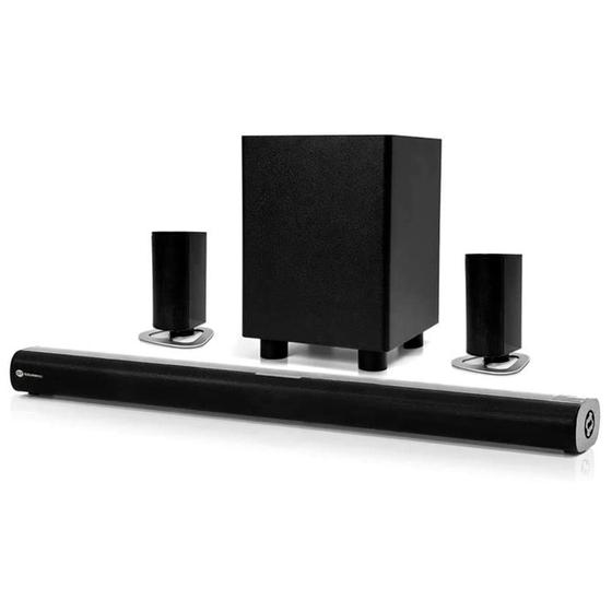 Soundbar 5.1 Goldentec 280W RMS Com Subwoofer Conexões HDMI