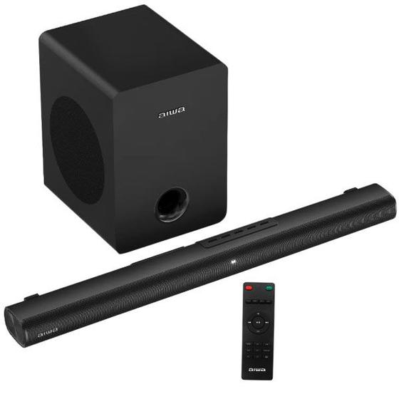 Imagem de Soundbar Aiwa AWSBH16 800 watts com Bluetooth / USB / FM - Preta