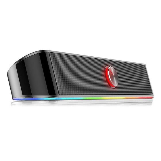 Imagem de Soundbar gamer usb rgb 6w rms adiemus redragon gs560