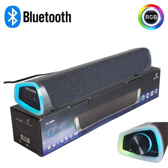 Soundbar Goldenultra GT-X990 Bluetooth Led Imagem de Soundbar Goldenultra GT-X990 Bluetooth Led