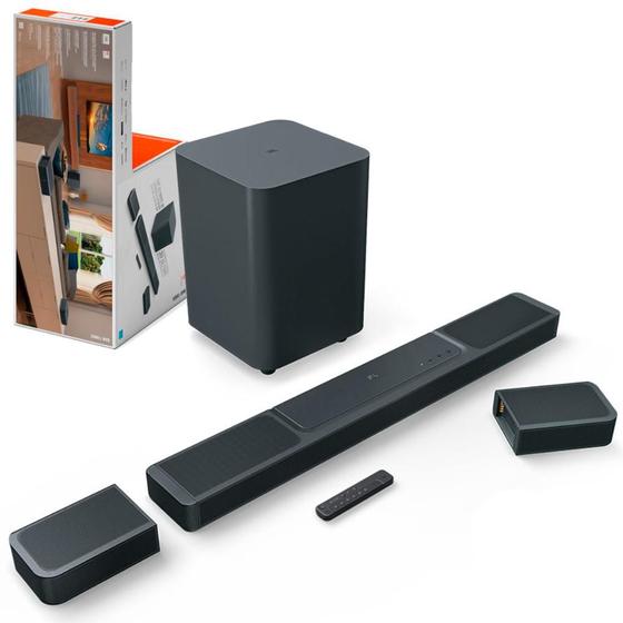 Imagem de Soundbar JBL Bar 1300 com Subwoofer 11.1.4 Canais Surround 3D Multibeam Dolby Atmos DTS:X