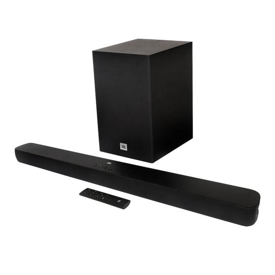 Imagem de Soundbar JBL Cinema SB180, 2.1 Canais, com Subwoofer, Bluetooth e USB, Preto Bivolt