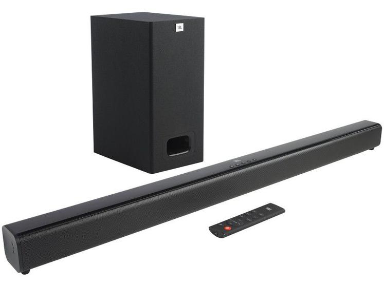 Soundbar JBL com Subwoofer Bluetooth 55W Menor preço em Soundbar JBL com Subwoofer Bluetooth 55W