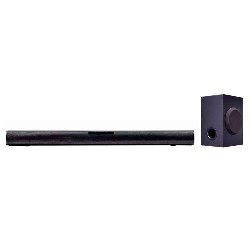 Soundbar LG SQC1 160W RMS 2.1 Canais Sem Fios Bluetooth Óptico USB Auto Sound Engine ASE e Adaptive Sound Control ASC Menor preço em Soundbar LG SQC1 160W RMS 2.1 Canais Sem Fios Bluetooth Óptico USB Auto Sound Engine ASE e Adaptive Sound Control ASC