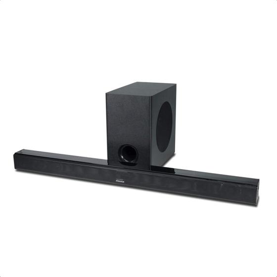 Soundbar Refine 2.1 Caixa De Som 320W Subwoofer 5 Pol Bass Reflex Com Controle Remoto USB HDMI Frahm - 32193 Menor preço em Soundbar Refine 2.1 Caixa De Som 320W Subwoofer 5 Pol Bass Reflex Com Controle Remoto USB HDMI Frahm - 32193