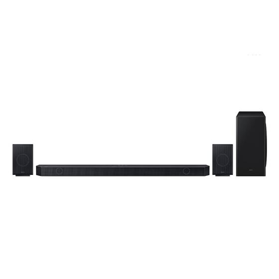 Soundbar Samsung HWQ930D com 9.1.4 Canais, Wireless Dolby Atmos, Alexa Integrado e 656W Menor preço em Soundbar Samsung HWQ930D com 9.1.4 Canais, Wireless Dolby Atmos, Alexa Integrado e 656W