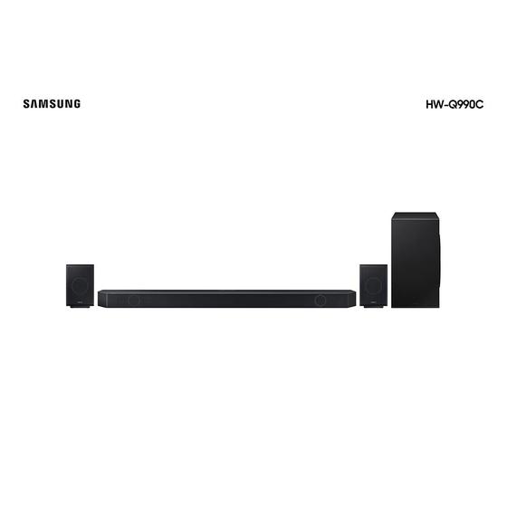 Soundbar Samsung HWQ990C, 11.1.4 Canais, Dolby Atmos + DTS:X, Inteligência de som antirruído, Alexa Int. Menor preço em Soundbar Samsung HWQ990C, 11.1.4 Canais, Dolby Atmos + DTS:X, Inteligência de som antirruído, Alexa Int.