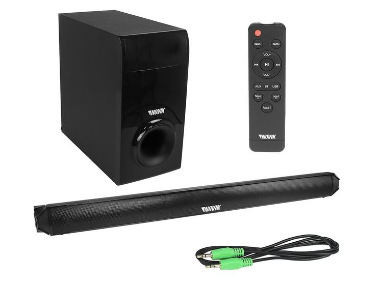 Imagem de Soundbar Subwoofer Com Bluetooth 150w Novik Infinity 8 Bivolt Com Nota Fiscal
