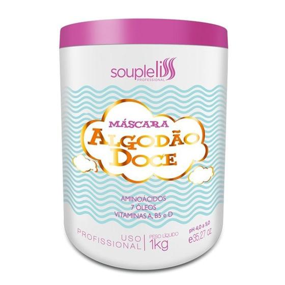 Imagem de Souple Liss Máscara Algodão Doce 1kg