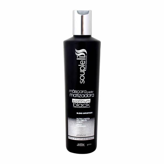 Imagem de Souple liss máscara capilar matizadora platinum black 300ml - t