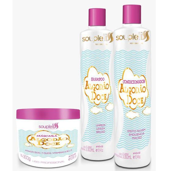 Imagem de Soupleliss Kit Algodão Doce  3 Produtos Pequenos