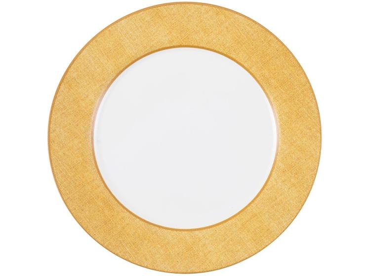 Sousplat Amarelo 34cm Alleanza Linho