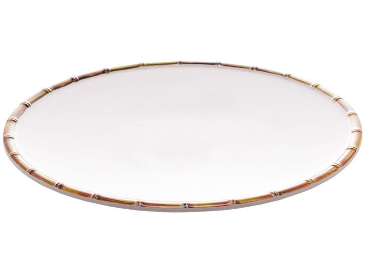Sousplat Branco 33cm Wolff Bambu