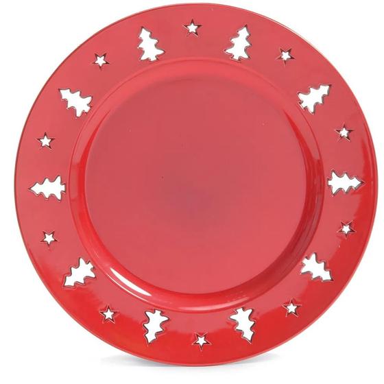 Imagem de SOUSPLAT C/PINHEIRO E ESTRELA VRM 33x33cm C/1 UN