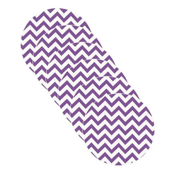 Imagem de Sousplat Chevron Roxo