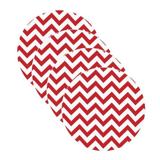 Imagem de Sousplat Chevron Vermelho