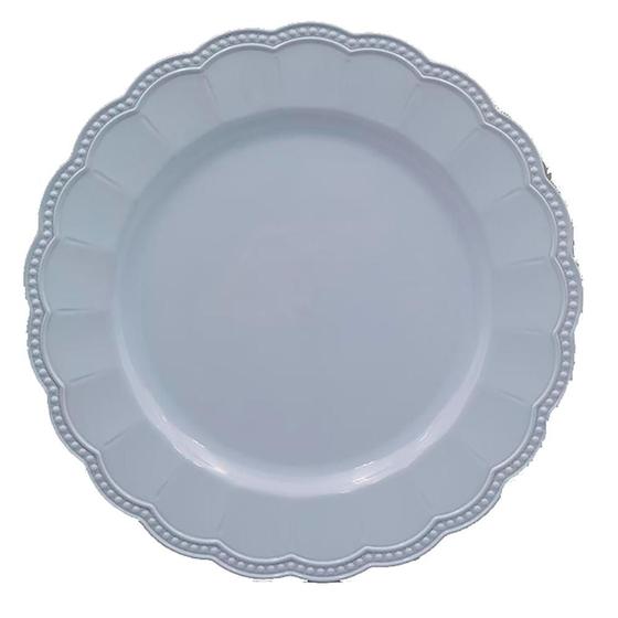 Imagem de Sousplat Redondo Borda Ondulada Polipropileno 33cm - Rafimex