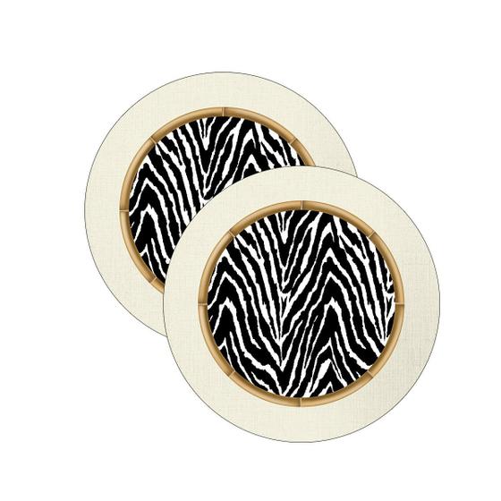 Imagem de Sousplat Zebra Animal Print