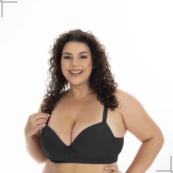 Imagem de Soutien Plus Size Sutia Reforçado Seios Fartos Bojo